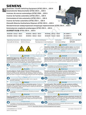 Siemens 3KC8342-0DA22-0GA3 Notice D'utilisation