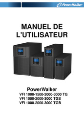 PowerWalker VFI 1500 TG Manuel De L'utilisateur