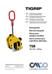 Columbus McKinnon Tigrip TSB 1,25/65 Traduction De Mode D'emploi