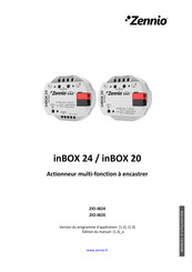 Zennio inBOX 20 Manuel D'utilisation