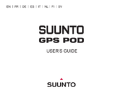 Suunto GPS POD Guide De L'utilisateur