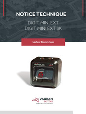 Vauban Systems DIGIT MINI EXT Notice Technique
