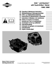 Briggs & Stratton Intek 110000 Instructions D'utilisation Et De Maintenance