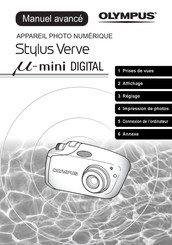Olympus Stylus Verve m-mini DIGITAL Manuel Avance