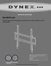 Dynex DX-DRTVL103 Guide De Montage