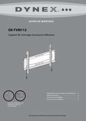 Dynex DX-TVM112 Guide De Montage