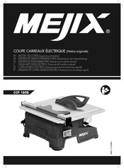 Mejix CCP 180B Notice Originale