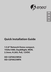 Eneo ISD-52F0023WSA Guide D'installation Rapide