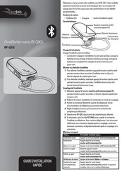 RocketFish RF-QX3 Guide D'installation Rapide