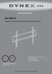 Dynex DX-TVM113 Guide De Montage