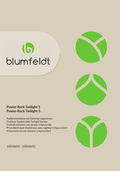 Blumfeldt 10034693 Mode D'emploi