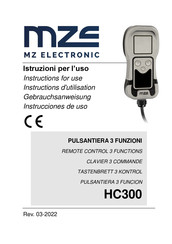 MZ electronic HC300 Instructions D'utilisation