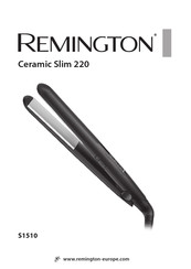 Remington Ceramic Slim 220 S1510 Mode D'emploi