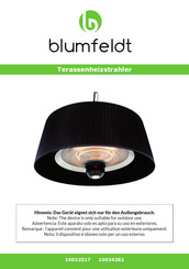 Blumfeldt 10034282 Mode D'emploi