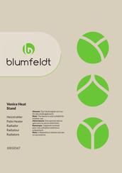 Blumfeldt 10032567 Mode D'emploi