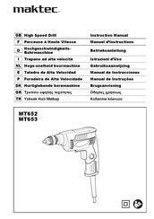 Maktec MT652 Manuel D'instructions