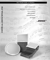 Bose Virtually Invisible 191 Guide D'installation