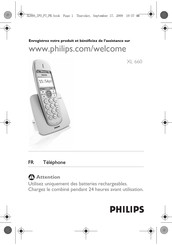 Philips XL660 Mode D'emploi