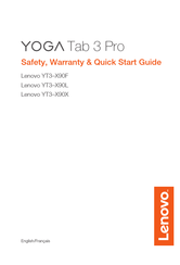 Lenovo YOGA Tab 3 Pro Guide De Démarrage Rapide
