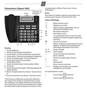 Gigaset 5040 Mode D'emploi