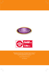Nostalgia Electrics Coca-Cola FBS400COKE Instructions Et Recettes