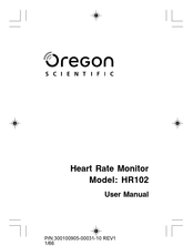 Oregon Scientific HR102 Manuel D'utilisation