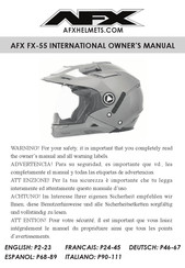 AFX FX-55 Mode D'emploi
