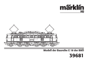 marklin 39681 Mode D'emploi