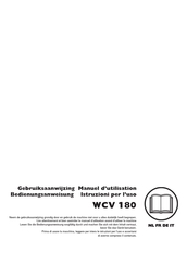 Husqvarna WCV 180 Guide D'utilisation