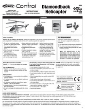 Estes Control Diamondback Helicopter 4604 Instructions