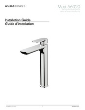 aquabrass Must 56020 Guide D'installation