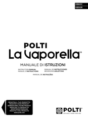 POLTI LA VAPORELLA XB60C Manuel D'instructions