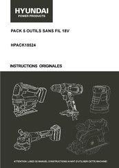 Hyundai power products HPACK18524 Instructions