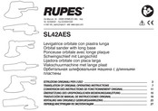 Rupes SL42AES Сonversion Des Instructions De Fonctionnement Original