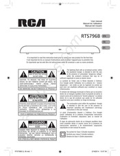 RCA RTS796B Manuel De L'utilisateur