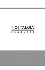 NOSTALGIA PRODUCTS CLBS3AQ Manuel D'utilisation