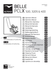 Altrad PCLX 400 Manuel De L'opérateur