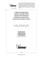 Bimar MURANO PH-G03AL Notice D'instructions