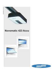 Novoferm Novomatic 423 Accu Mode D'emploi