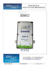 SEFRAM SDS612 Mode D'emploi