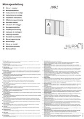Hüppe 1002 Instructions De Montage