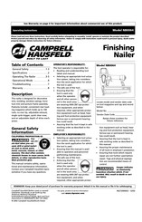 Cambell Hausfeld NB0064 Instructions D'utilisation