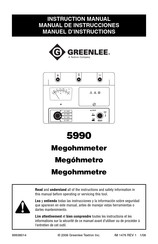 Greenlee 5990 Manuel D'instructions