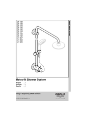 Grohe Retro-fit Shower System 26 123 Manuel D'installation