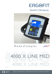 ERGOFIT 4000 X LINE MED Mode D'emploi