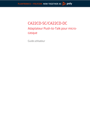 Plantronics POLYCOM CA22CD-SC Guide Utilisateur