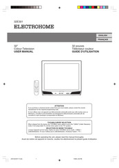 Electrohome 32E301 Guide D'utilisation