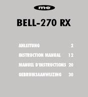 Me BELL-270 RX Manuel D'instructions