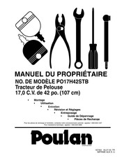 Poulan PO17H42STB Manuel Du Propriétaire