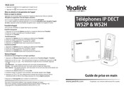 Yealink W52H Guide De Prise En Main